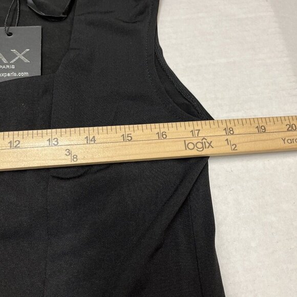 AX‎ Paris Curve 2 In 1Jumpsuit Womens 16 Black Leopard Wide Leg Party Cocktail - Picture 9 of 10